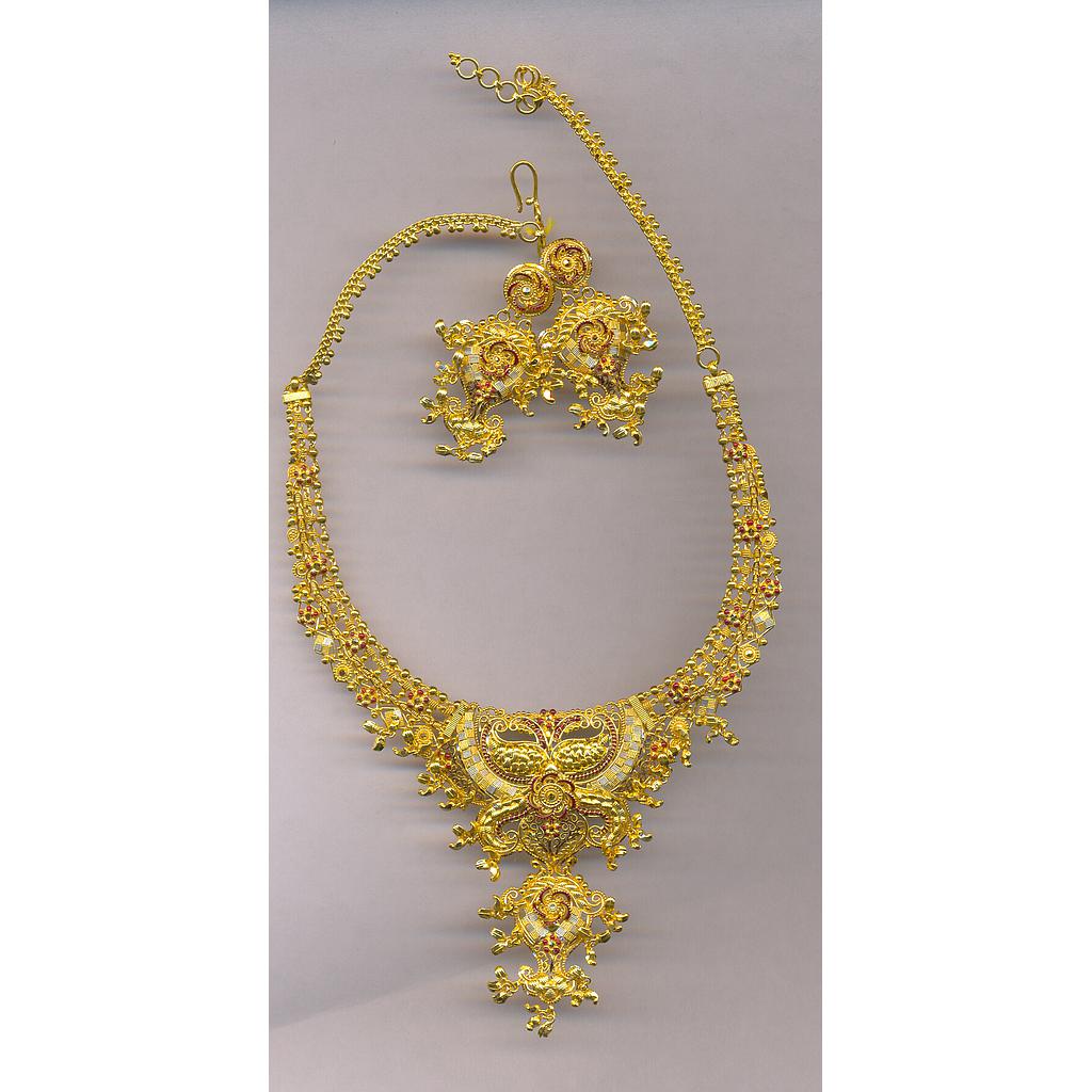 GOLD HALF SET ROUND PLAIN FANCY