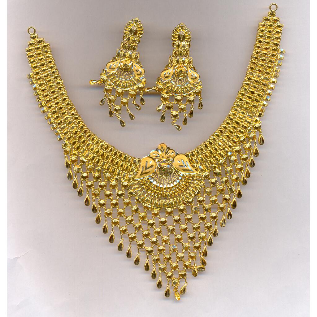 GOLD HALF SET ROUND PLAIN FANCY