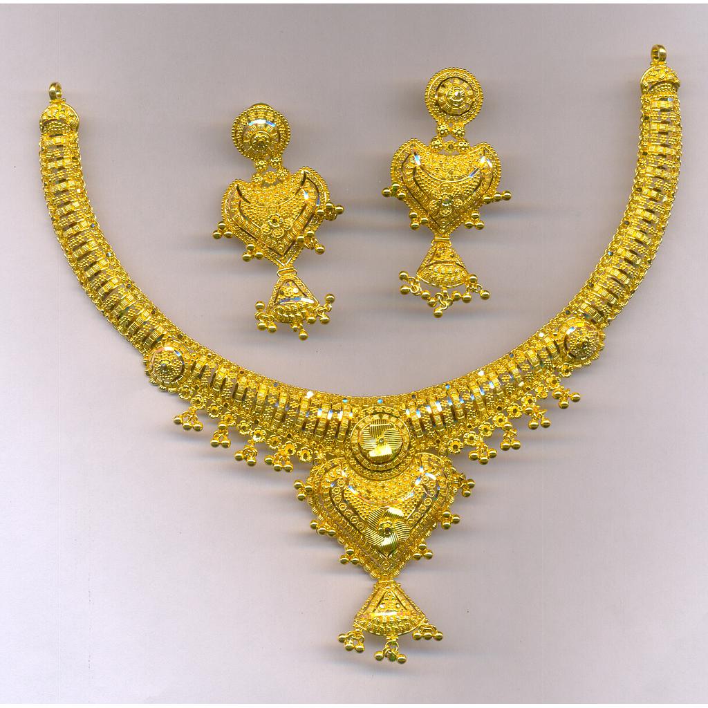 GOLD HALF SET ROUND PLAIN FANCY