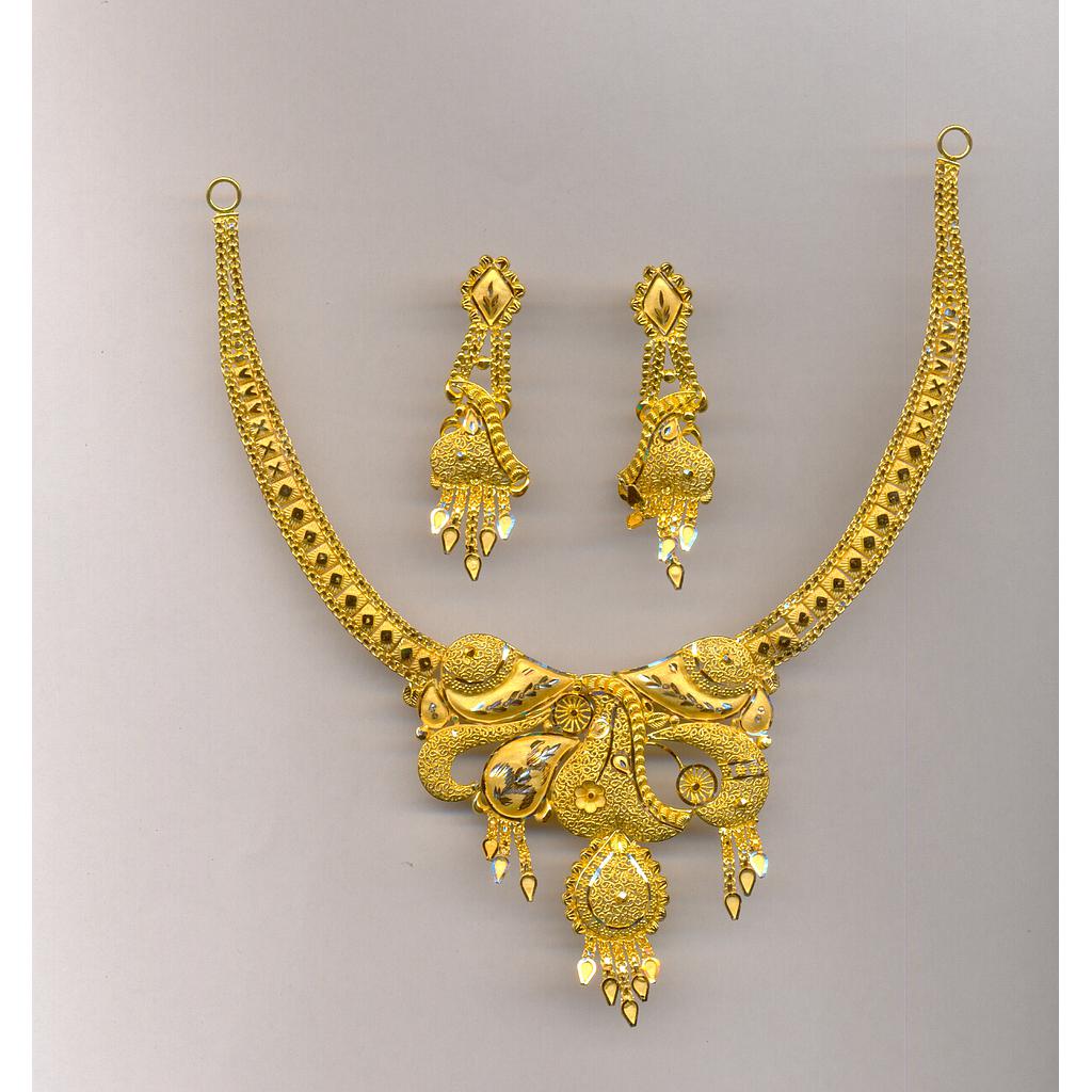 GOLD HALF SET ROUND PLAIN FANCY