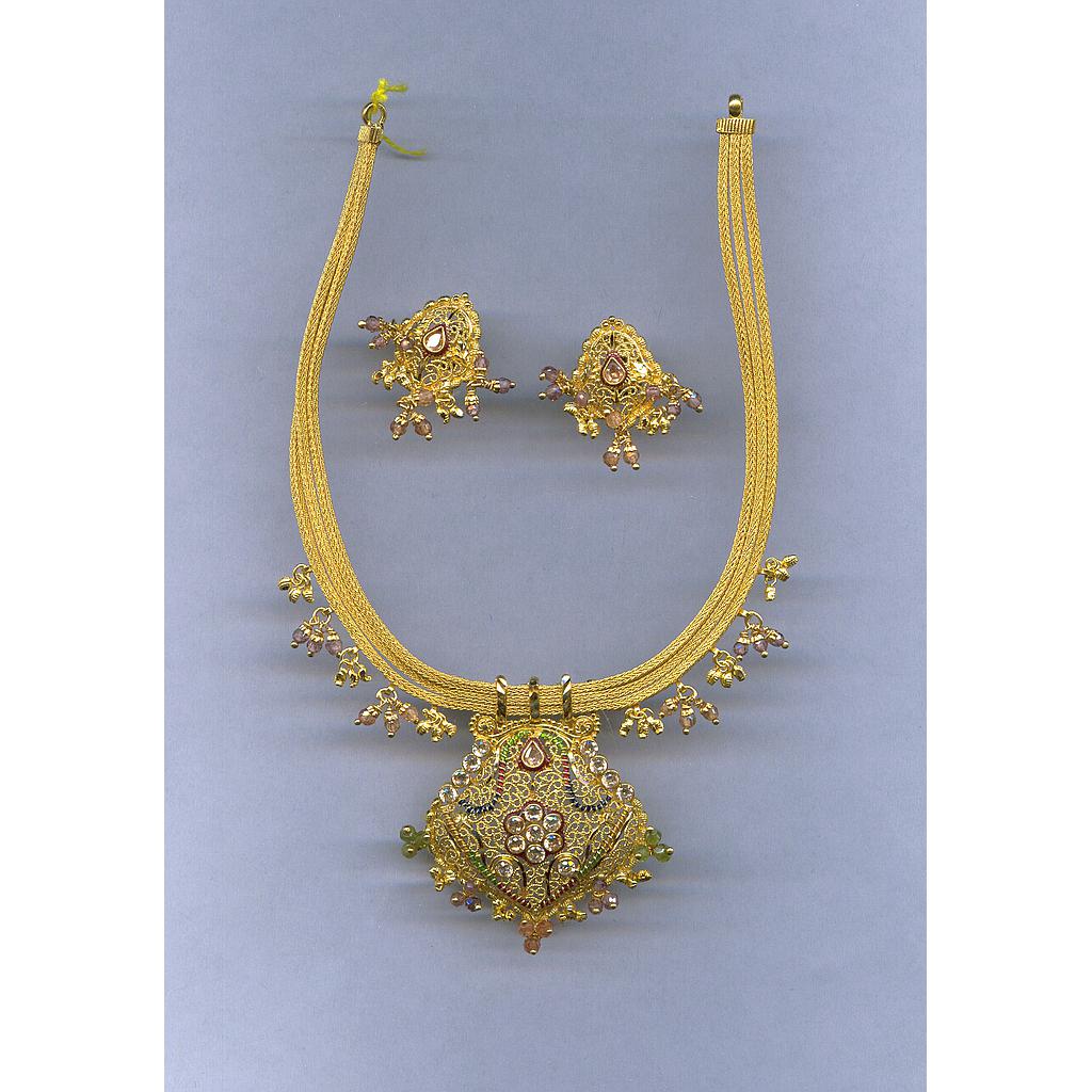 GOLD HALF SET ROUND PLAIN FANCY