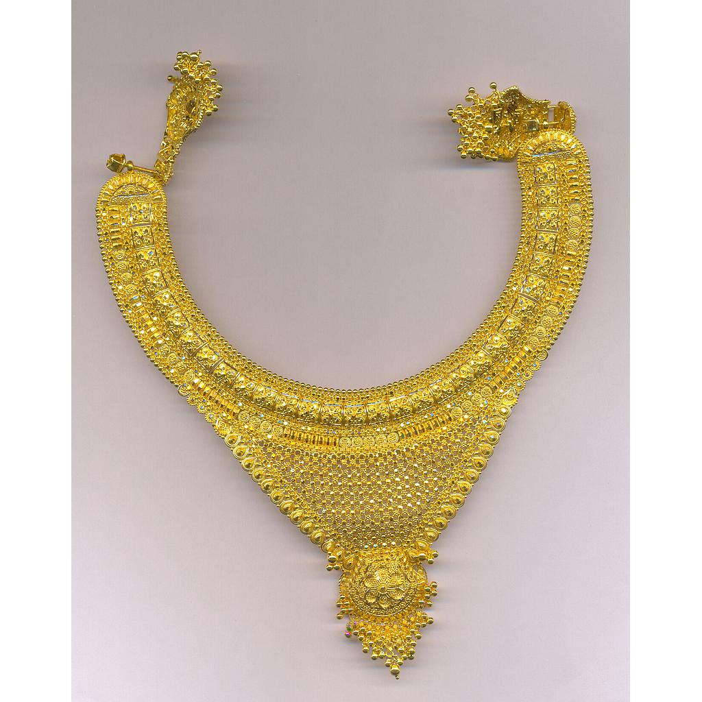 GOLD HALF SET ROUND PLAIN FANCY