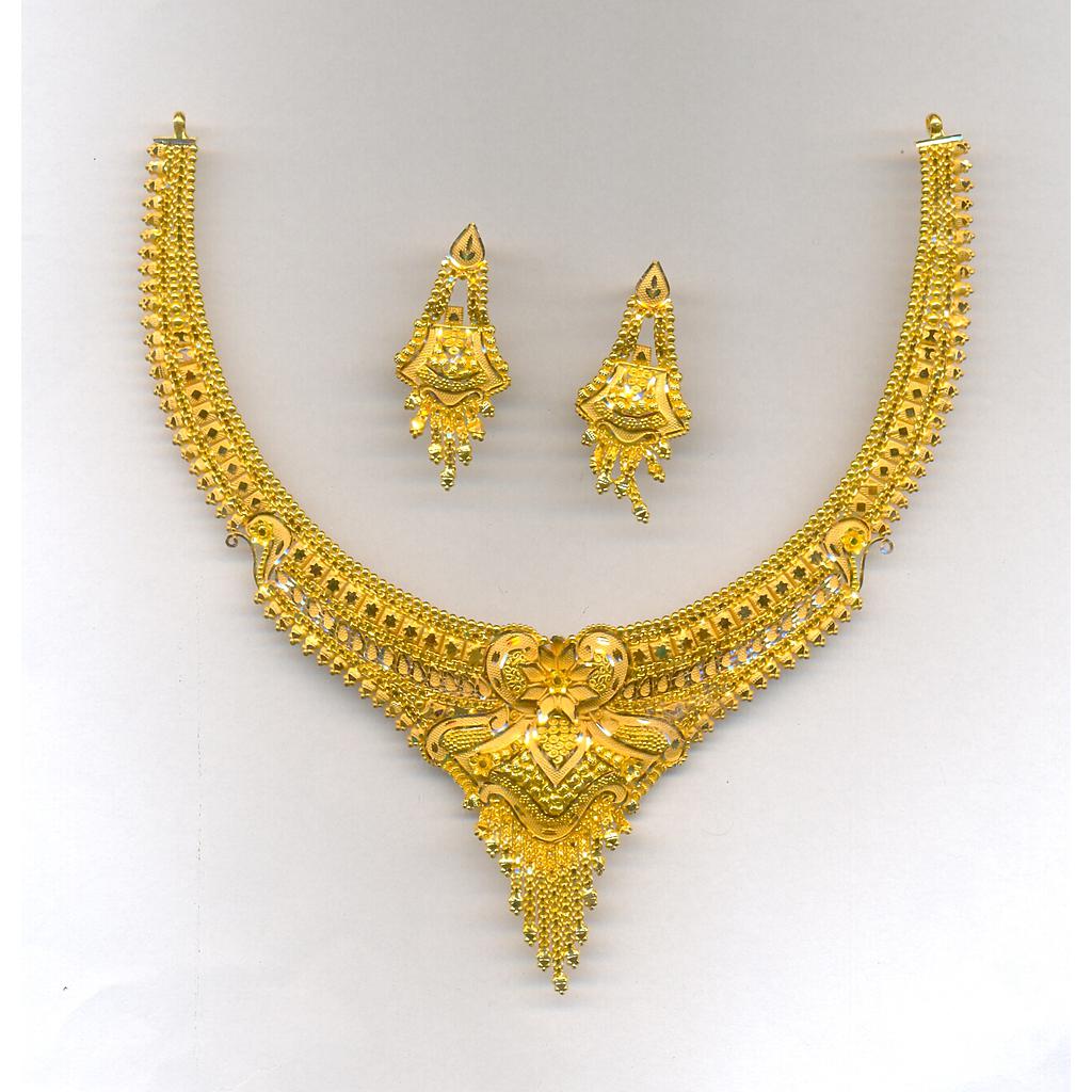 GOLD HALF SET ROUND PLAIN FANCY
