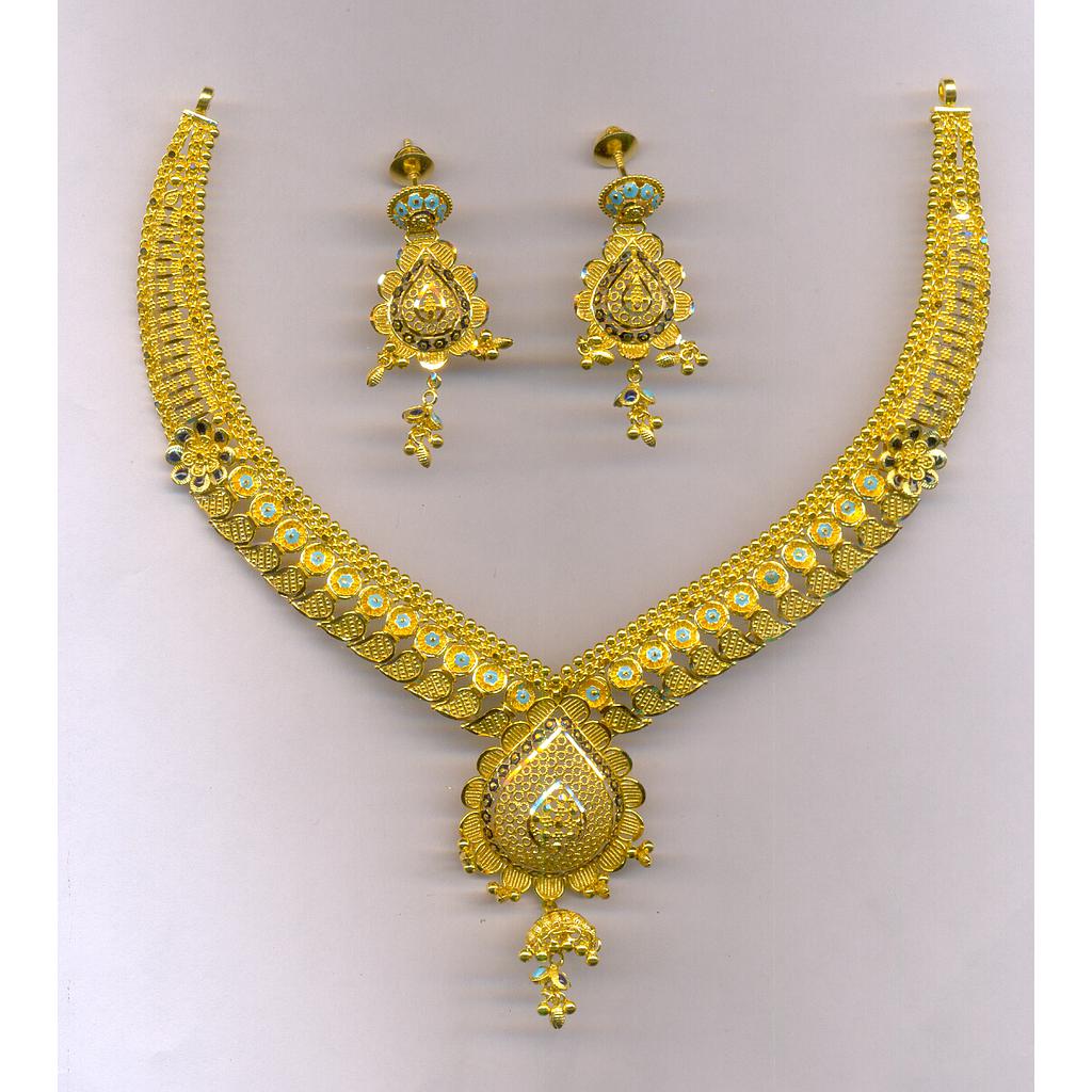 GOLD HALF SET ROUND PLAIN FANCY
