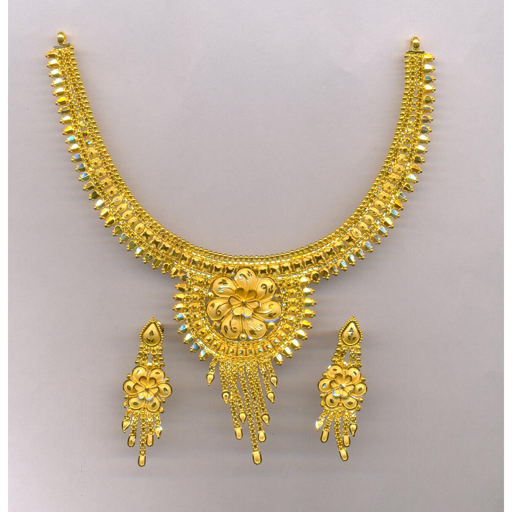 GOLD HALF SET ROUND PLAIN FANCY