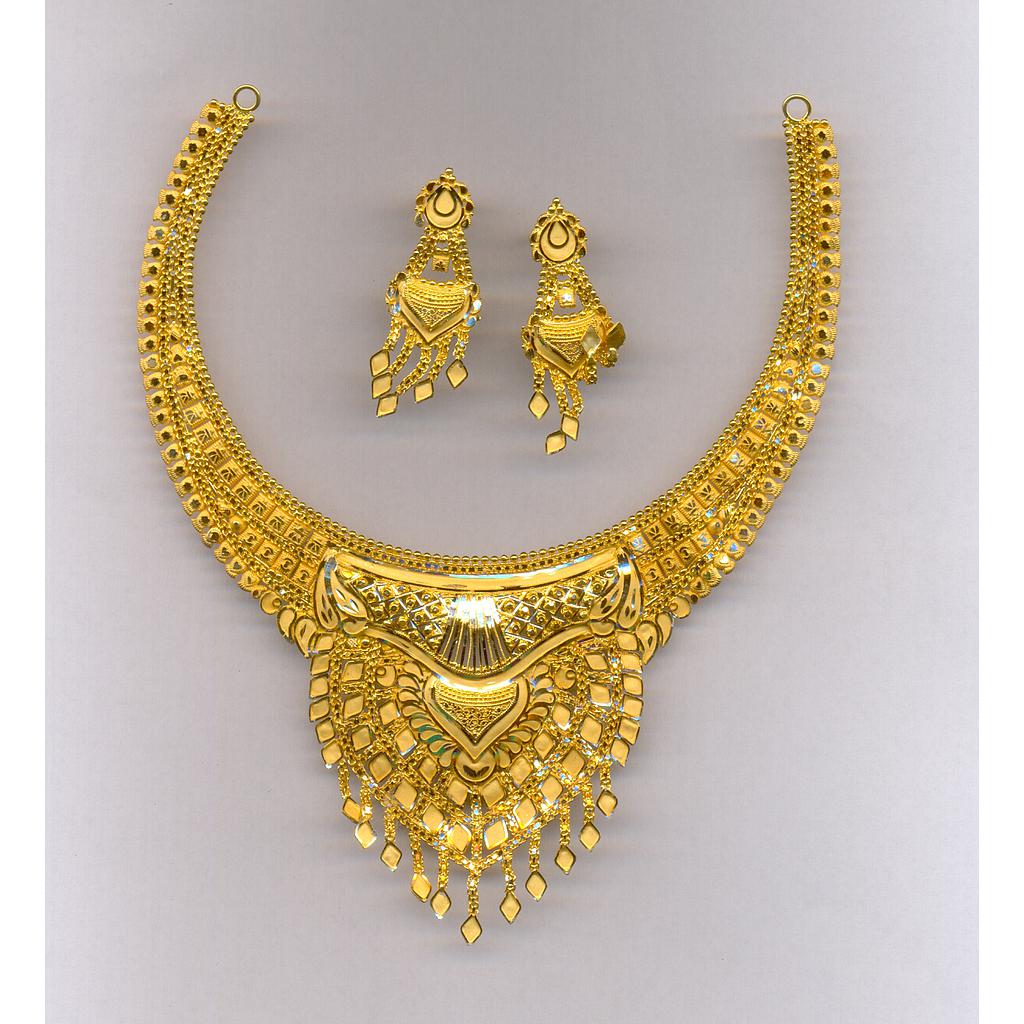GOLD HALF SET ROUND PLAIN FANCY