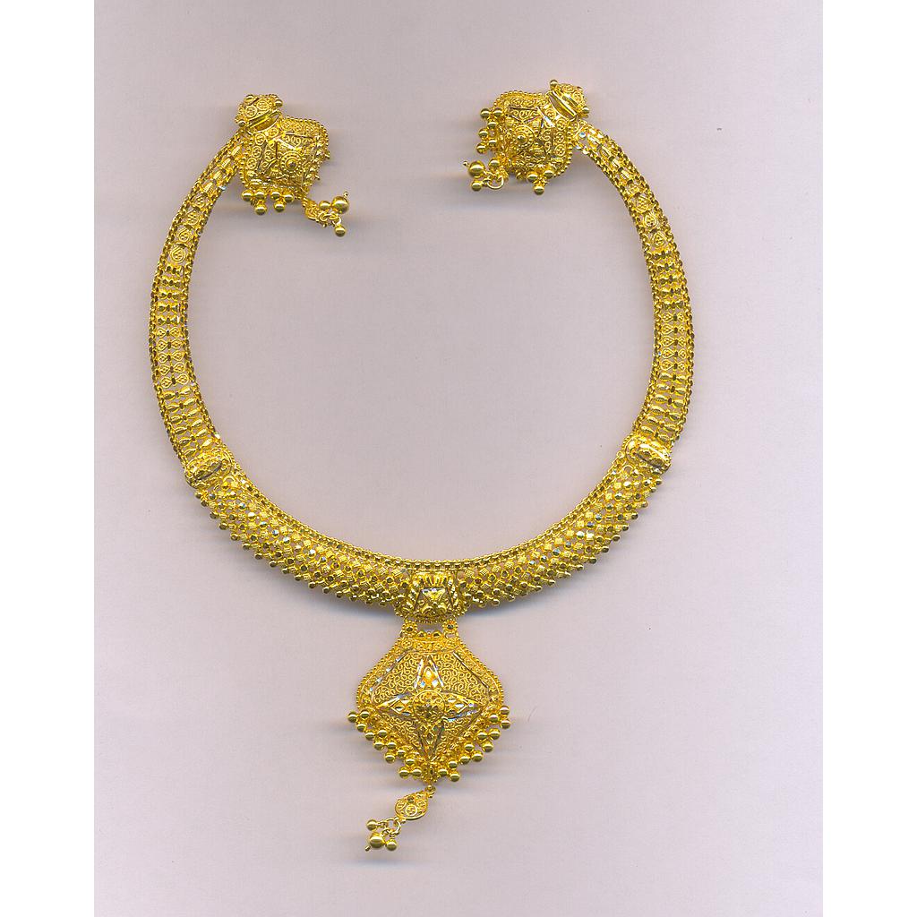 GOLD HALF SET ROUND PLAIN FANCY