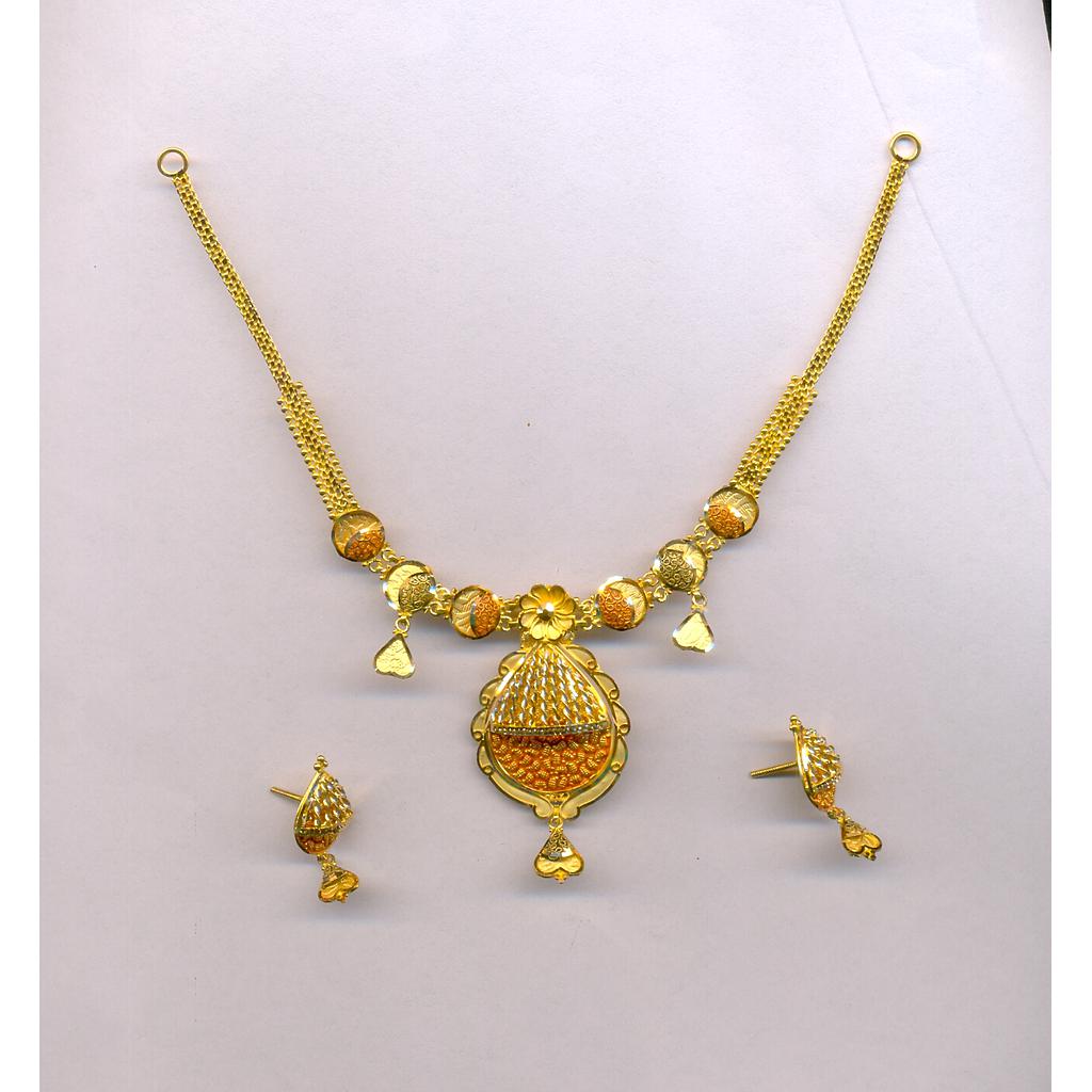 GOLD HALF SET ROUND PLAIN FANCY