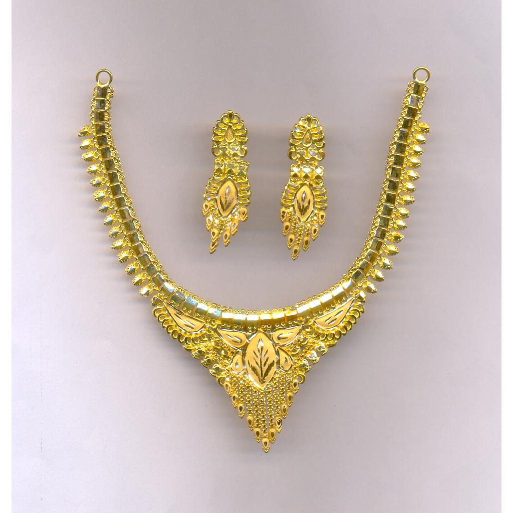 GOLD HALF SET ROUND PLAIN FANCY