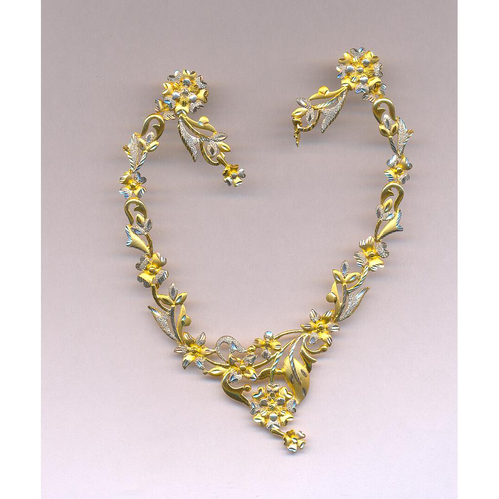 GOLD HALF SET ROUND PLAIN FANCY
