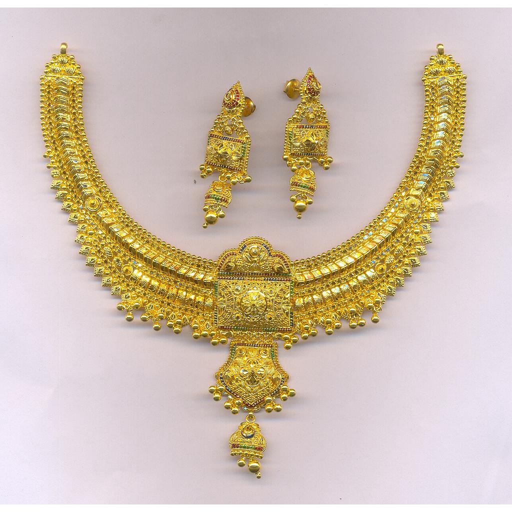 GOLD HALF SET ROUND PLAIN FANCY