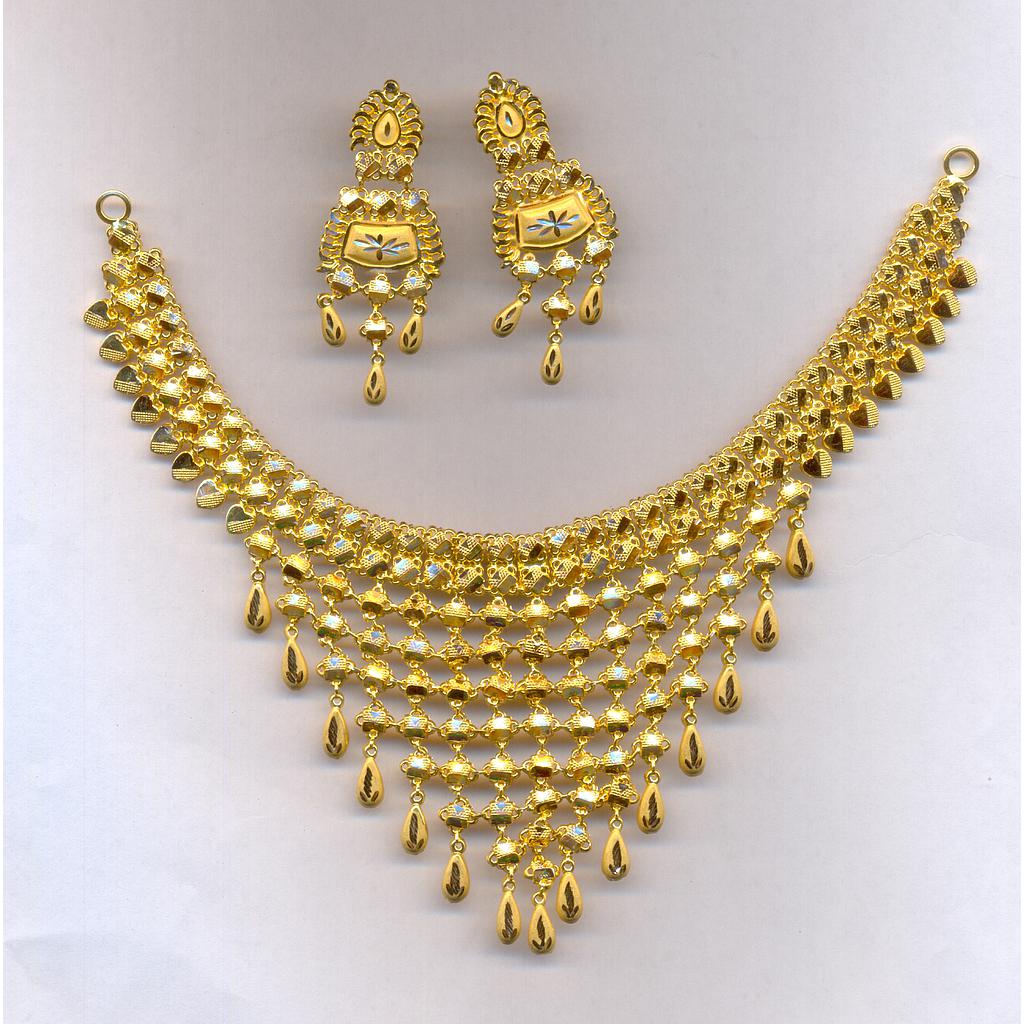 GOLD HALF SET ROUND PLAIN FANCY