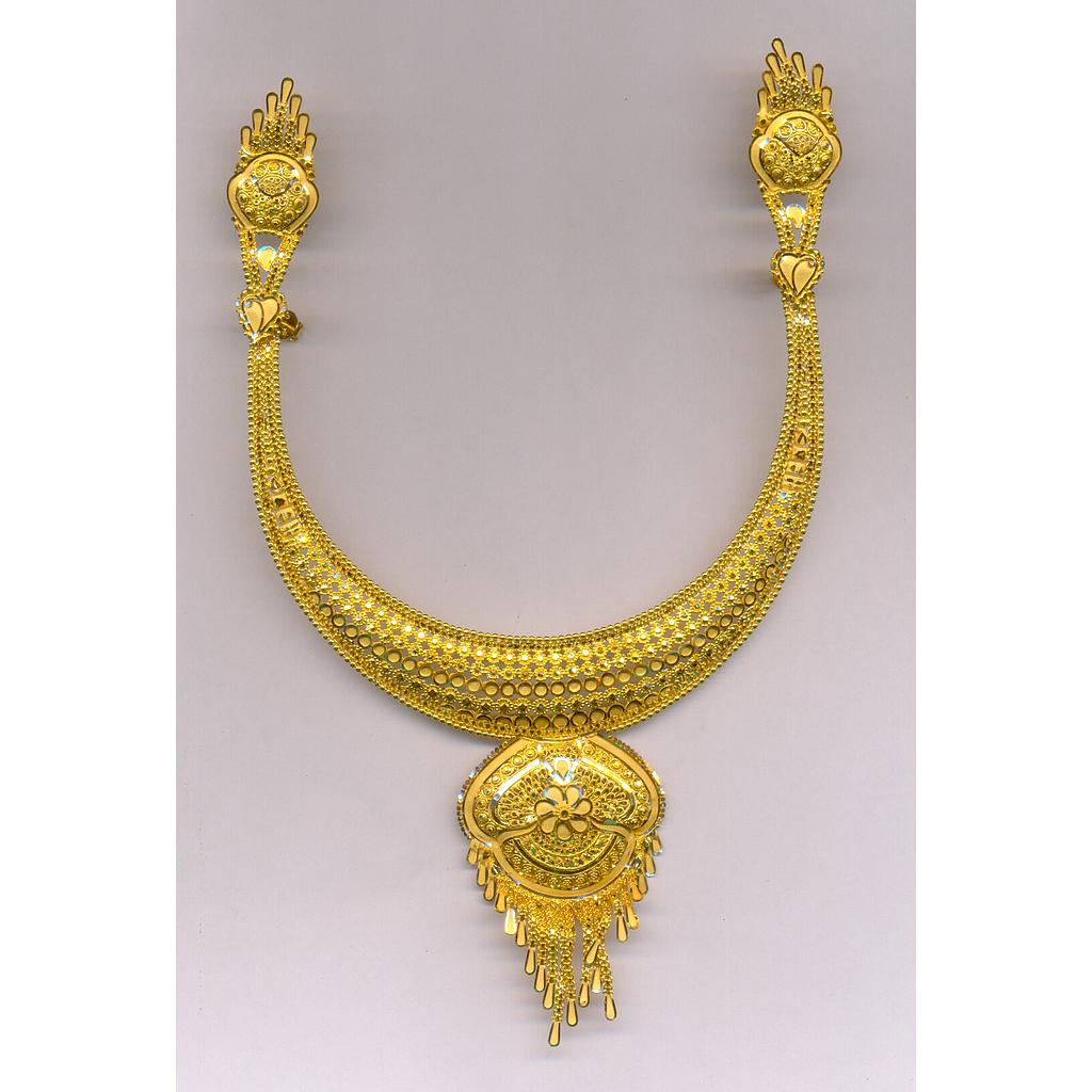 GOLD HALF SET ROUND PLAIN FANCY