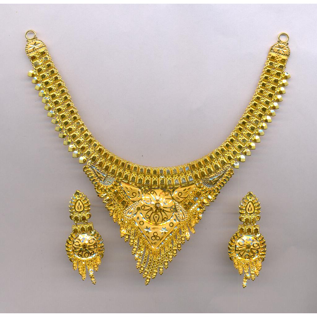 GOLD HALF SET ROUND PLAIN FANCY