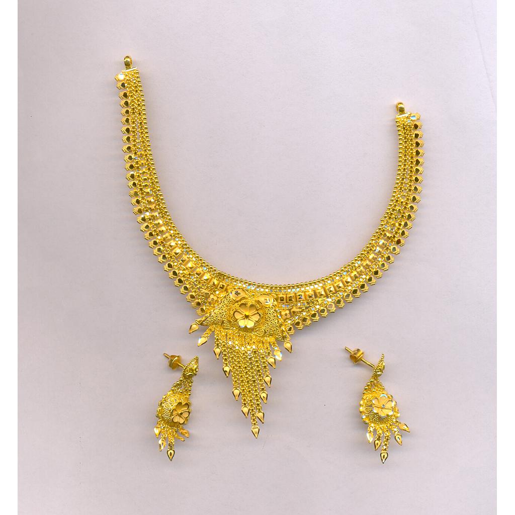 GOLD HALF SET ROUND PLAIN FANCY