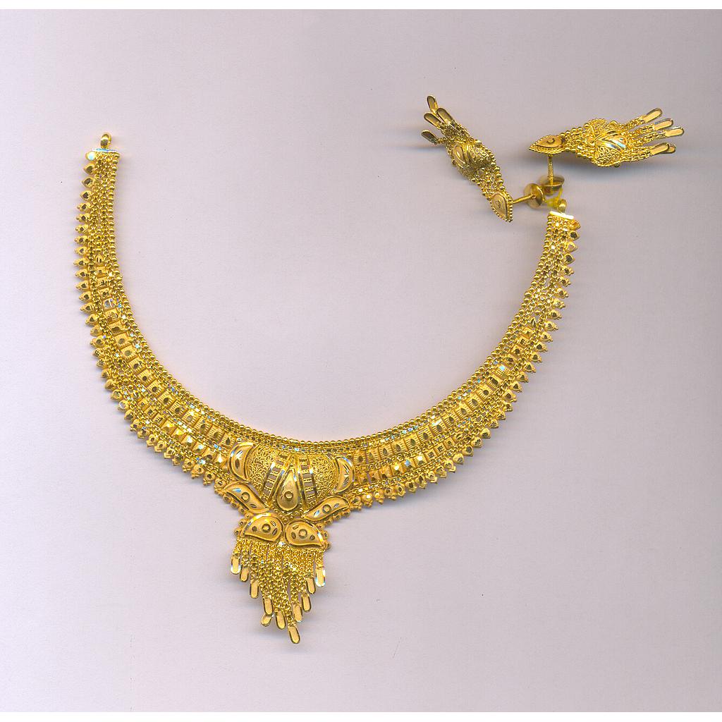GOLD HALF SET ROUND PLAIN FANCY