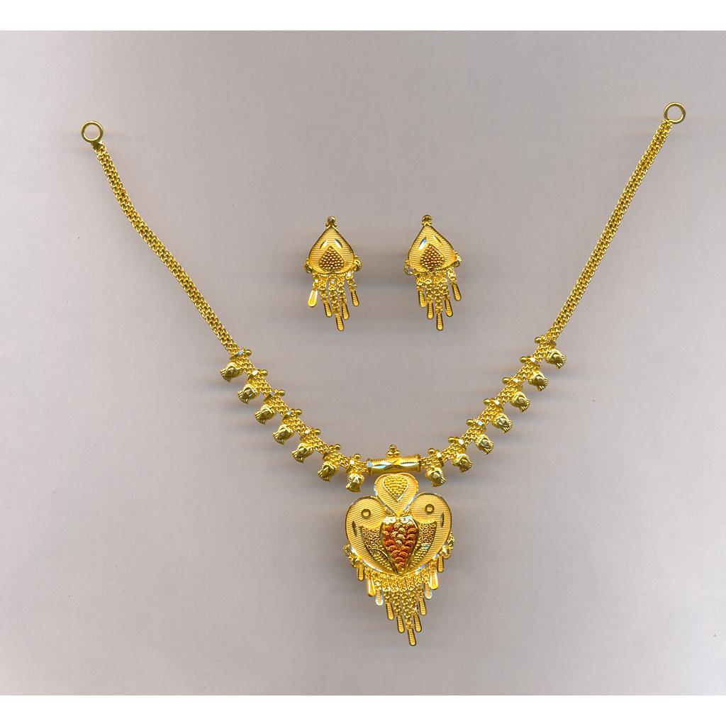 GOLD HALF SET ROUND PLAIN FANCY