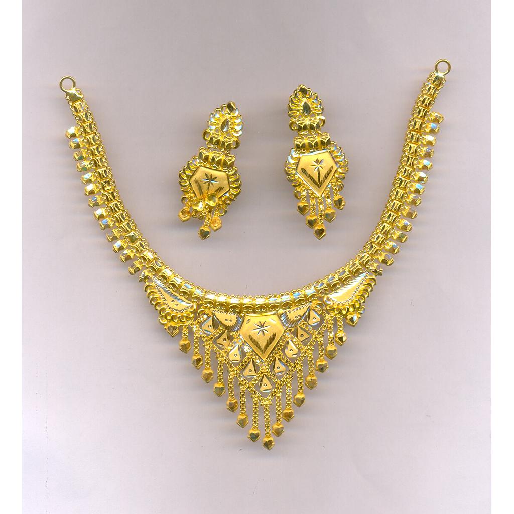 GOLD HALF SET ROUND PLAIN FANCY