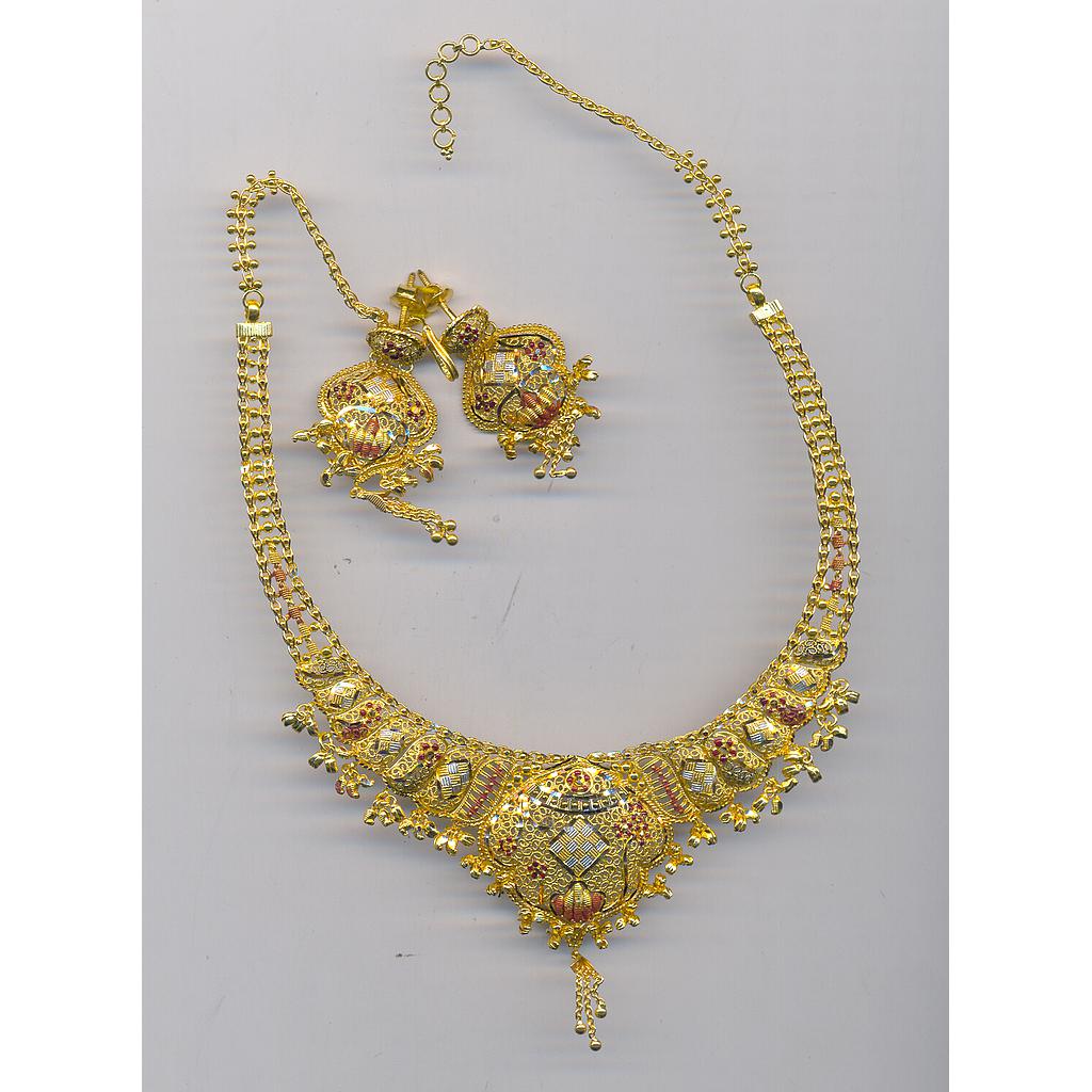 GOLD HALF SET ROUND PLAIN FANCY