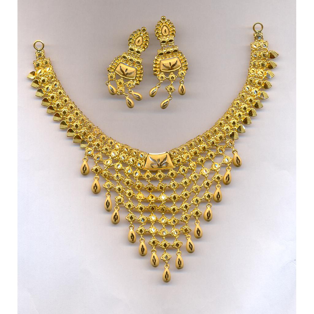 GOLD HALF SET ROUND PLAIN FANCY