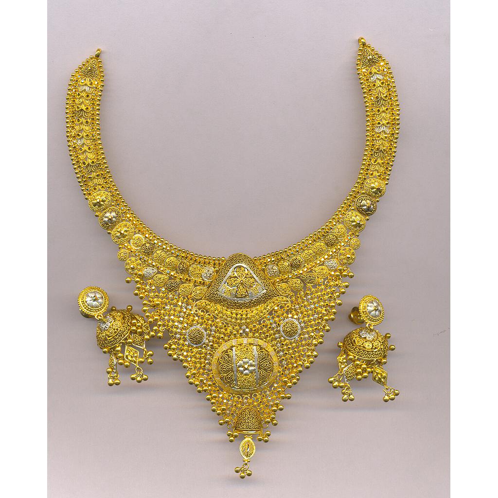 GOLD HALF SET ROUND PLAIN FANCY