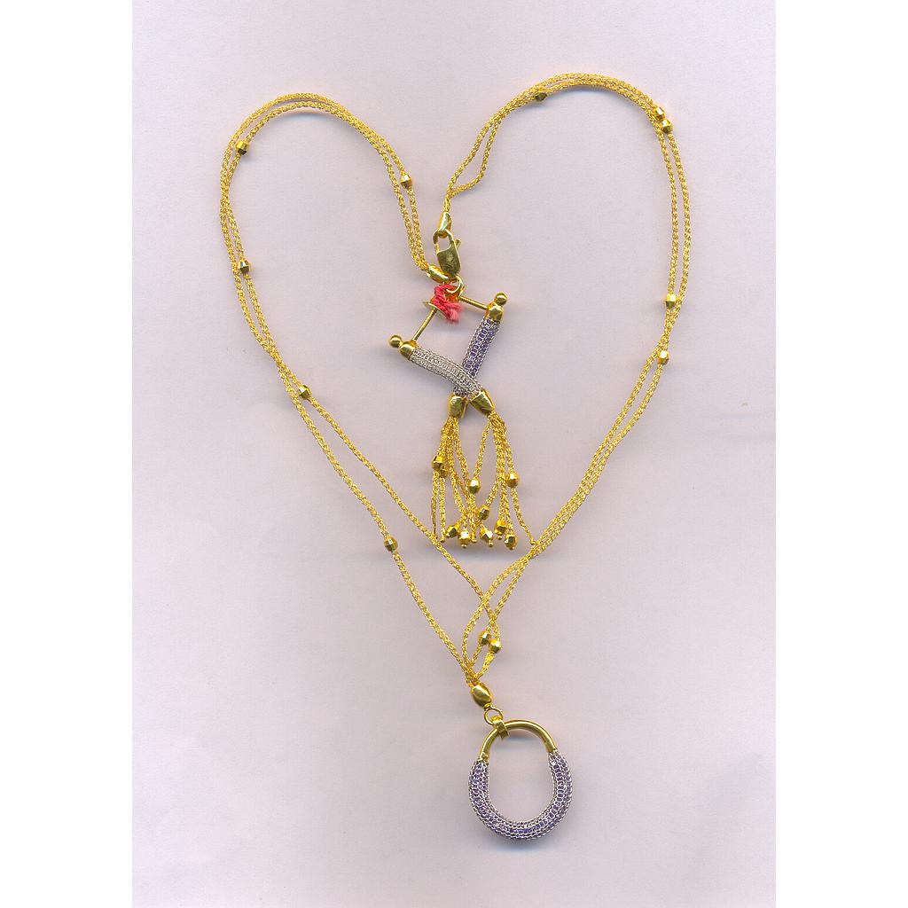 GOLD HALF SET ROUND PLAIN FANCY