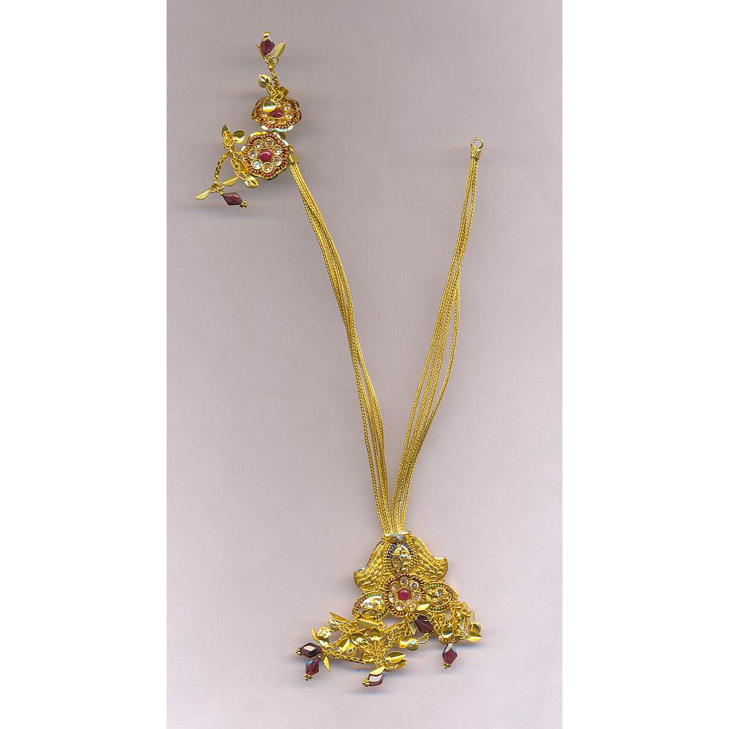 GOLD HALF SET ROUND PLAIN FANCY