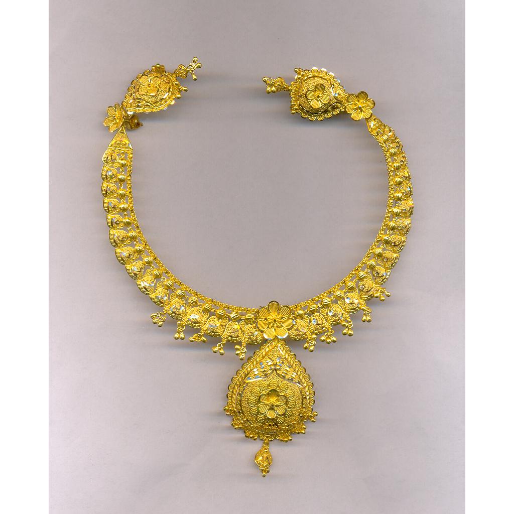 GOLD HALF SET ROUND PLAIN FANCY