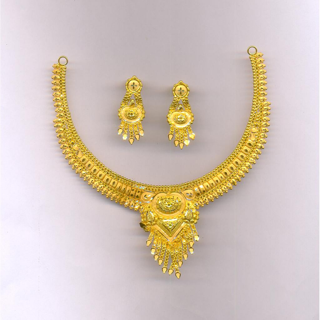 GOLD HALF SET ROUND PLAIN FANCY
