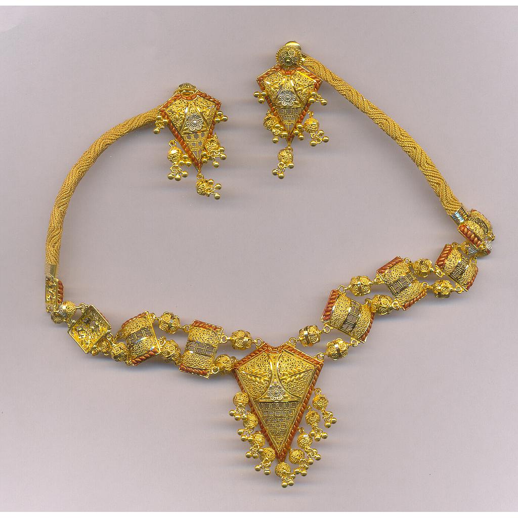 GOLD HALF SET ROUND PLAIN FANCY