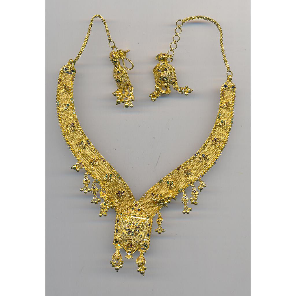 GOLD HALF SET ROUND PLAIN FANCY