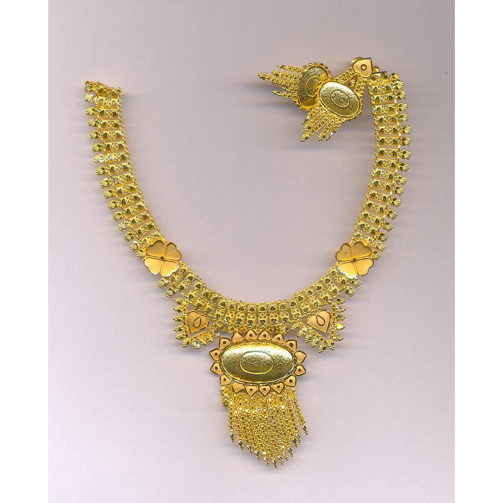 GOLD HALF SET ROUND PLAIN FANCY