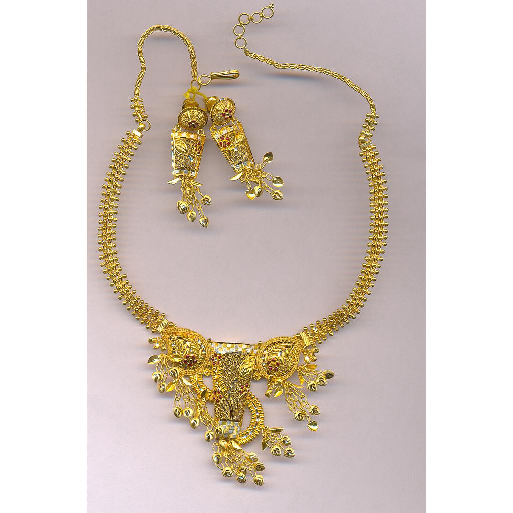 GOLD HALF SET ROUND PLAIN FANCY