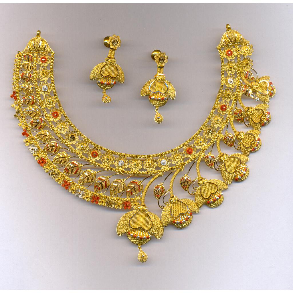 GOLD HALF SET ROUND PLAIN FANCY