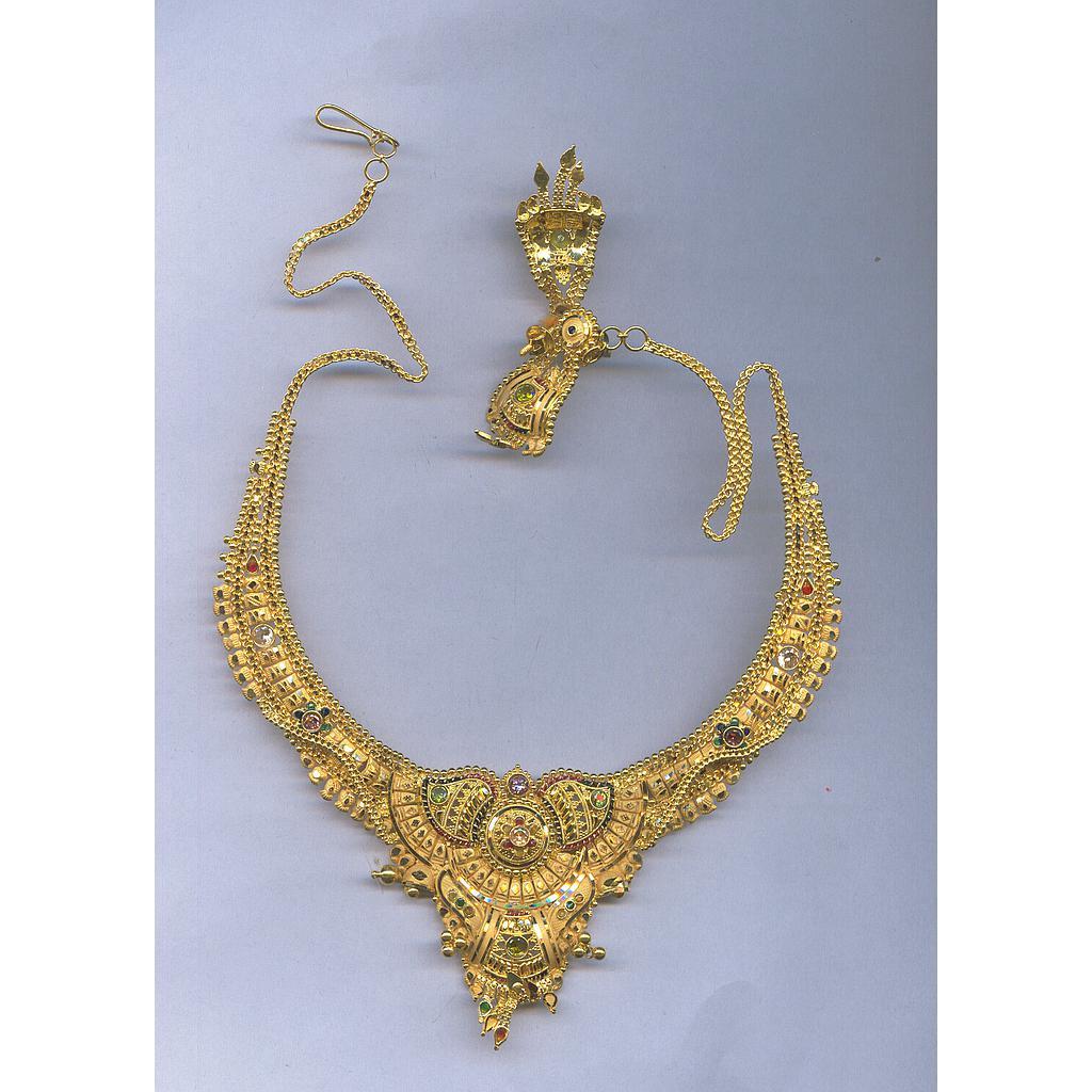 GOLD HALF SET ROUND PLAIN FANCY