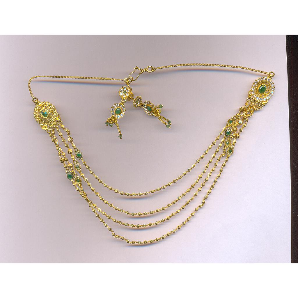 GOLD HALF SET ROUND PLAIN FANCY