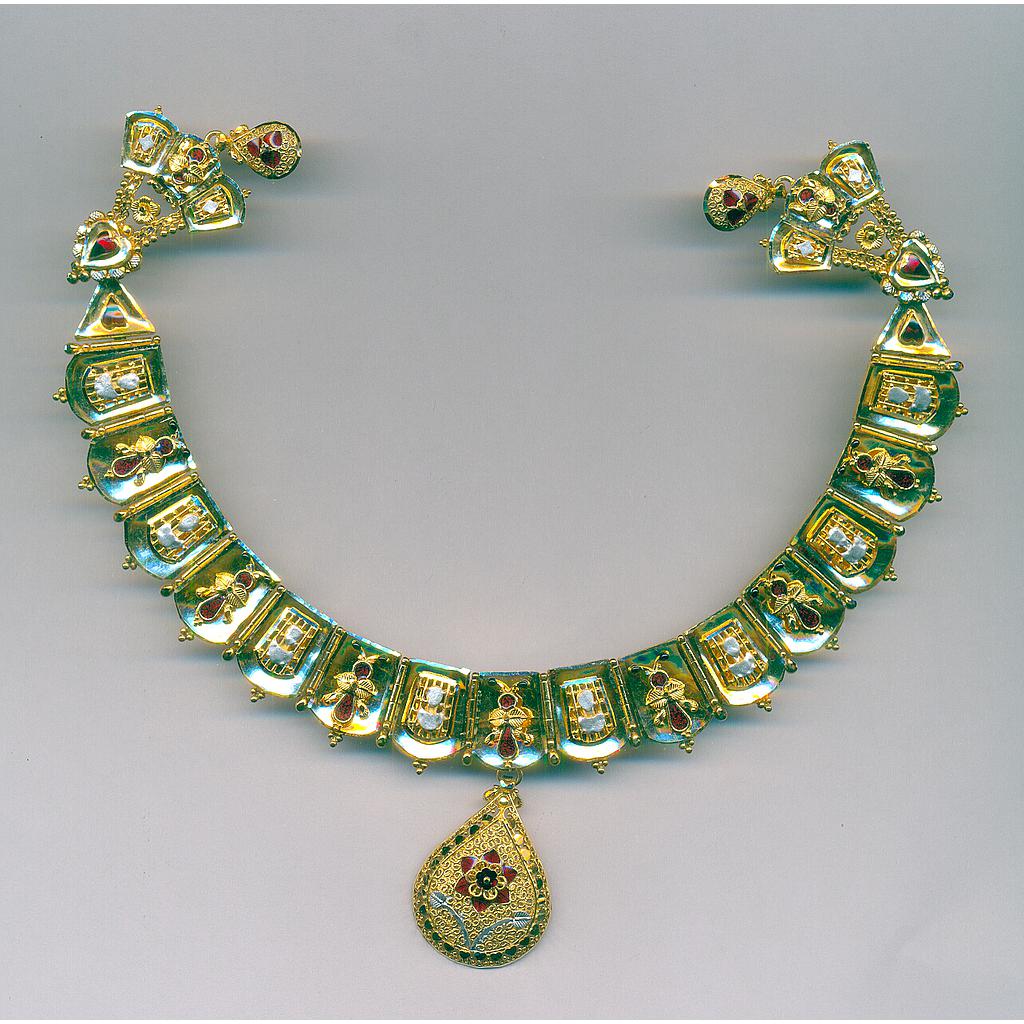 GOLD HALF SET ROUND PLAIN FANCY