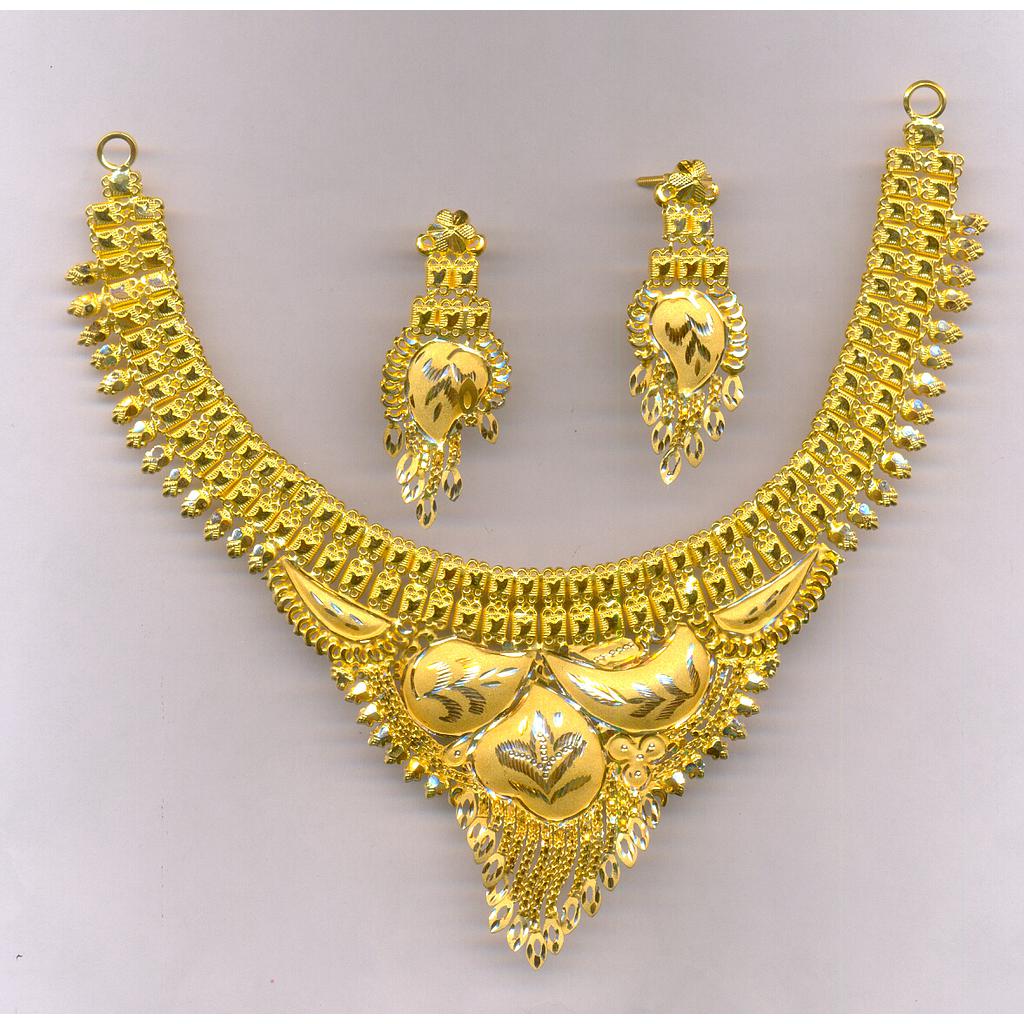 GOLD HALF SET ROUND PLAIN FANCY