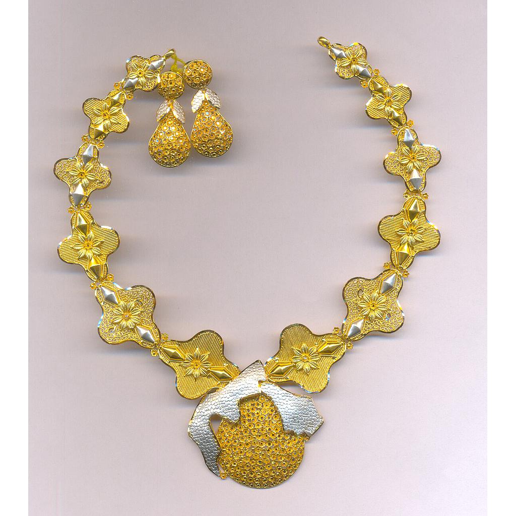 GOLD HALF SET ROUND PLAIN FANCY