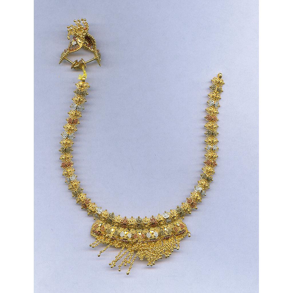 GOLD HALF SET ROUND PLAIN FANCY