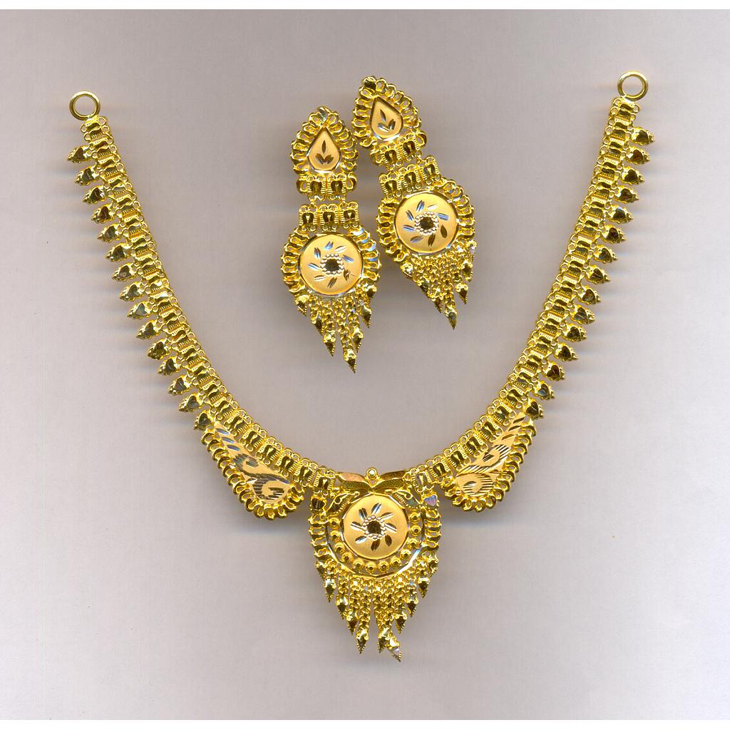 GOLD HALF SET ROUND PLAIN FANCY
