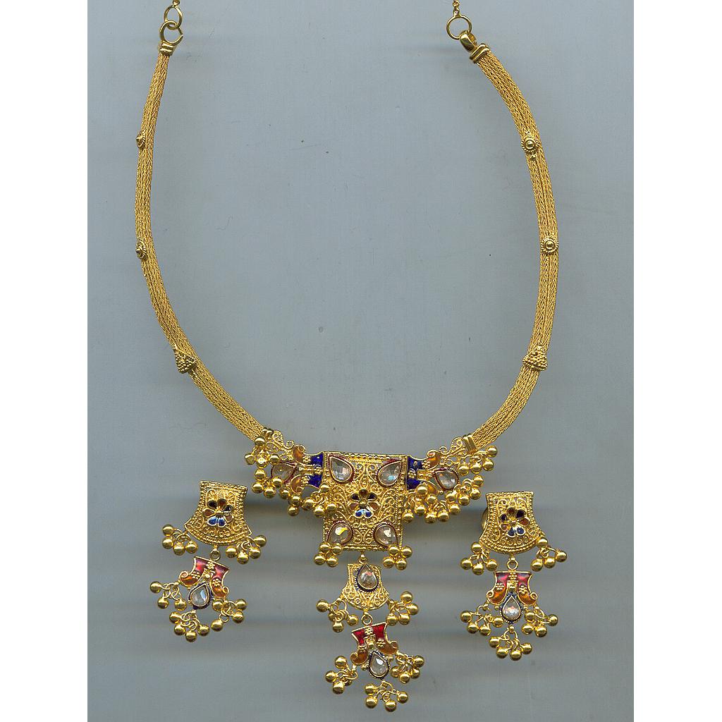 GOLD HALF SET ROUND PLAIN FANCY