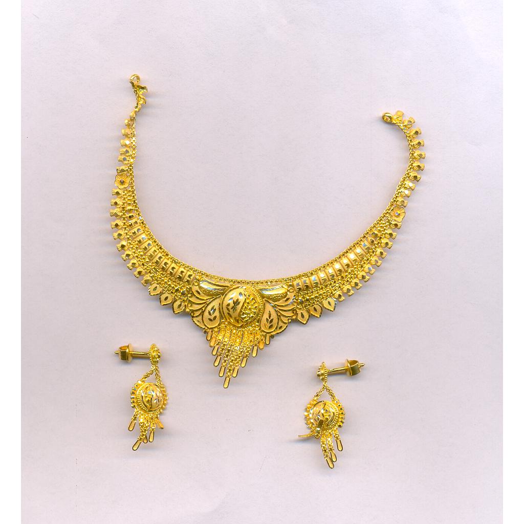 GOLD HALF SET ROUND PLAIN FANCY