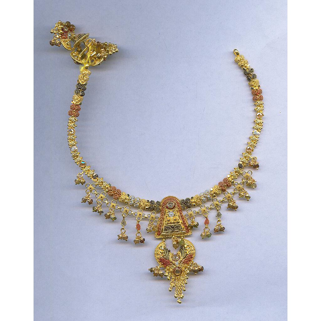 GOLD HALF SET ROUND PLAIN FANCY