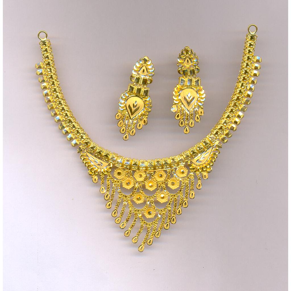 GOLD HALF SET ROUND PLAIN FANCY