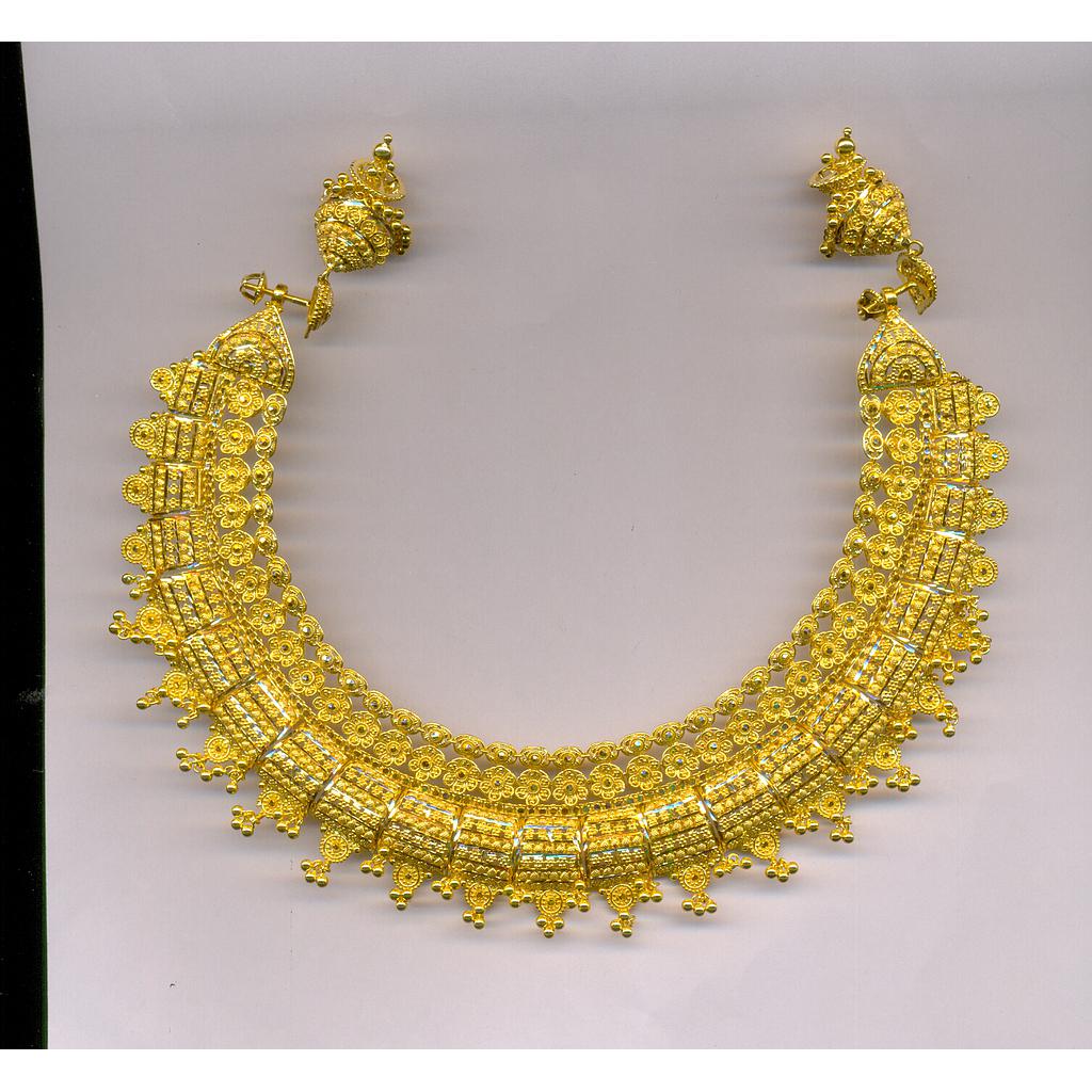 GOLD HALF SET ROUND PLAIN FANCY