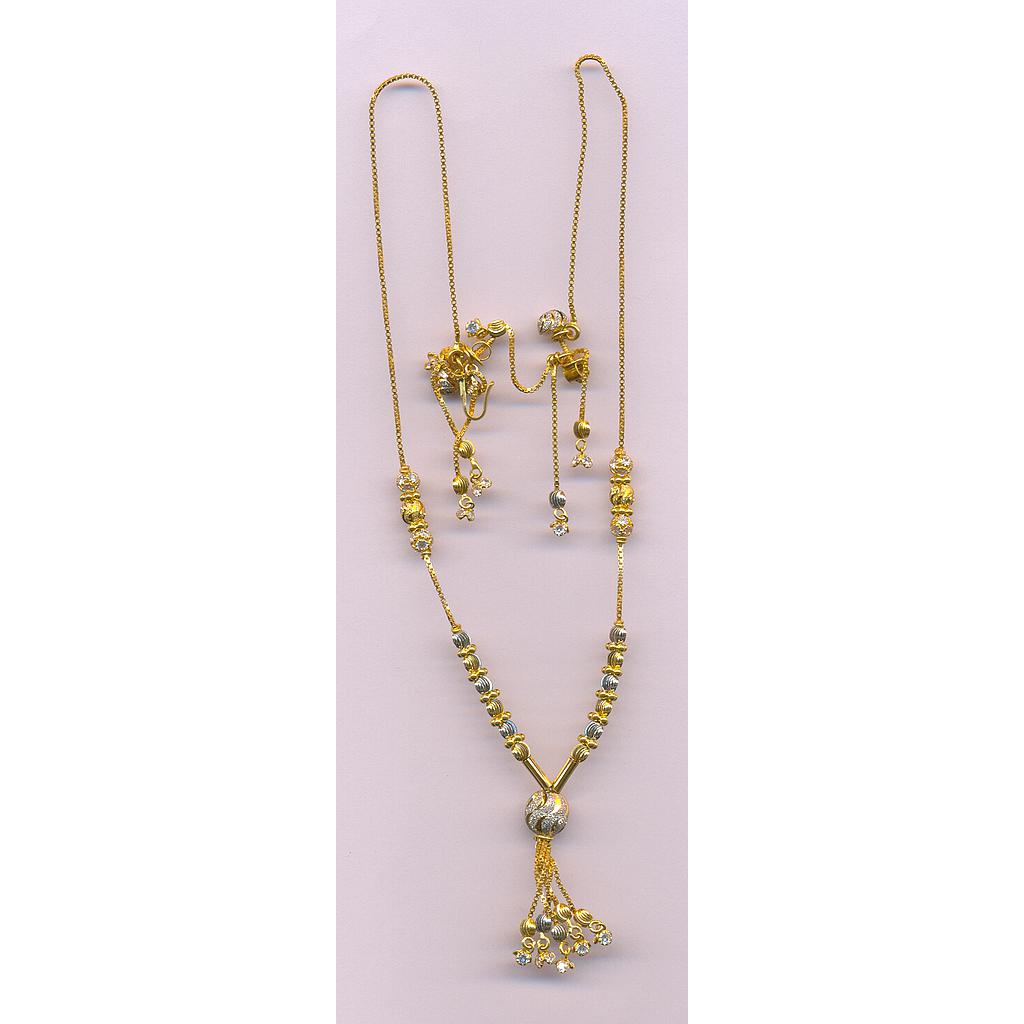 GOLD HALF SET ROUND PLAIN FANCY