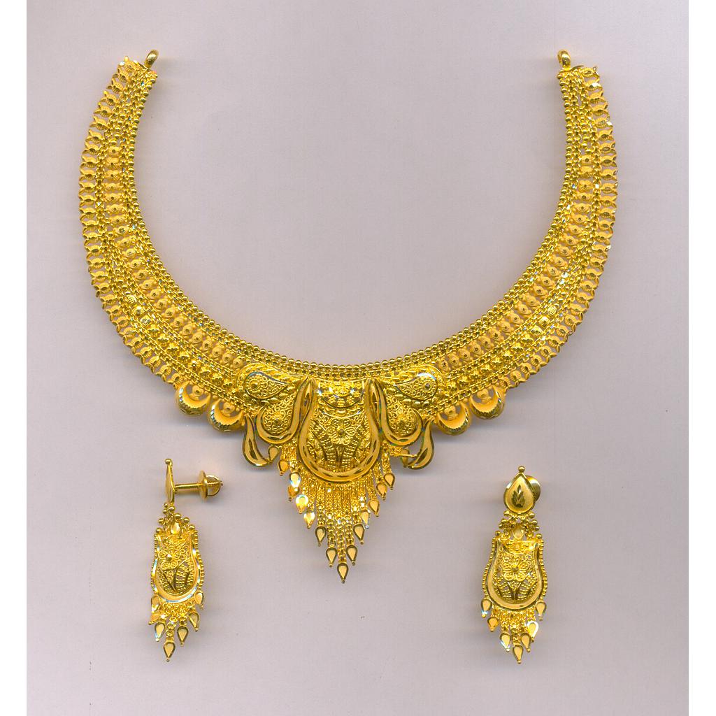 GOLD HALF SET ROUND PLAIN FANCY