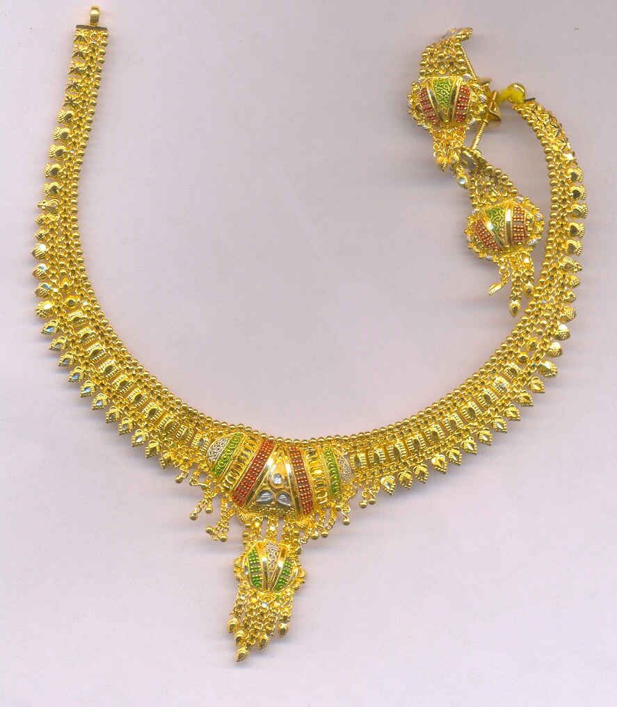 GOLD HALF SET ROUND PLAIN FANCY