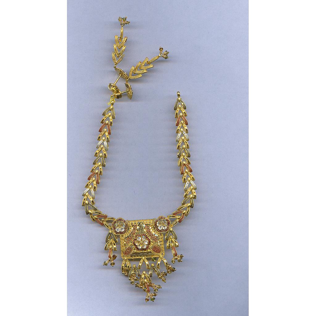 GOLD HALF SET ROUND PLAIN FANCY